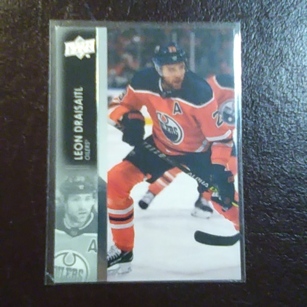 Leon Draisaitl Upper Deck 2021 Card / Hockey Card / Edmonton Oilers